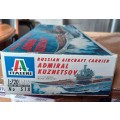Russian Aircraft Carrier `Admiral Kuzetsov` ~ Plastic  Kit ~ 1:720 scale