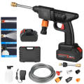 24V electric car wash gun with tool box wireless powerful car wash tool set