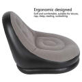 Portable Inflatable Sofa Comfort Furniture Recliner Sofa With Footstool