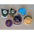 South African  (Union) and Member vintage pin badges - Job Lot of 6 badges