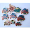 Planet Hollywood 7 Vintage Pin badges 1990s. The restaurant was founded in New York City in 1999