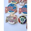 Planet Hollywood 7 Vintage Pin badges 1990s. The restaurant was founded in New York City in 1999