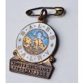 South African Surf Life Saving Championships pin badges 1953/1966 Durban. S.A. Life Saving Society