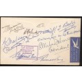 UNION -  OFFICIALS  ON SIGNED COVER - MULTIPLE SIGNATURES - SCARCE ITEM