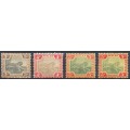 1900  -  MALAYA FEDERATED STATES   - SG 16a / 17b / 18  - MINT   -   R900