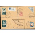 RSA   - 1963   COLLECTION of  4  COVERS -  OLD POST OFFICE TREE CANCEL