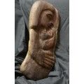 Free postage, ONE OF A KIND, Ancient Wooden Carving, Mother and Baby