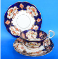 Royal Albert Crown China  " DERBY " Trio With DORIS Shaped Cup -1925-1927 - Made In England