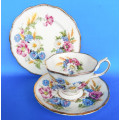 Royal Albert " Harvest Bouquet " Trio - Made In England