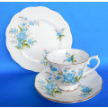 Royal Albert  " Forget Me Not " Trio - Made In England