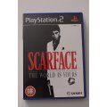 PS2 SCARFACE THE WORLD IS YOURS / AS NEW / BID TO WIN