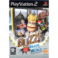 PS2 BUZZ BRAIN OF THE WORLD GAME WITH BUZZERS / BID TO WIN
