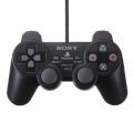PS2 SONY DUALSHOCK 2 WIRED CONTROLLER SCPH-10010 BLACK / AS NEW / BID TO WIN