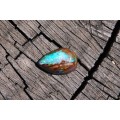 Beautiful pear shaped boulder Opal cabochon 5ct