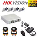 CCTV, CCTV, CCTV HIKVISION CCTV Kit 1080p, CCTV Hikvision CCTV Kits, 4CH CCTV Kit, 4 CHANNEL