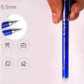 burraaq trading 1pc 0.5mm Blue Erasable Pens Magic Gel Pen School Office Stationery Fast
