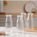 Milk Glass Bottles with Lids