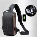 Anti theft USB backpack