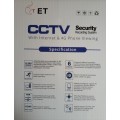AHD 8 Channel Security Surveillance System With Internet & Phone Viewing