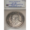 1892 ZAR Five Shillings D/S VF 25