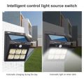 Solar outdoor human body LED sensor light