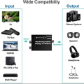 Analog To Digital Audio Converter Digital Optical Coaxial