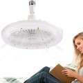 360° Rotating LED Ceiling Light With Fan And Aemote Control