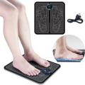 Ems Portable Pulse Physiotherapy Foot Massager Electric Muscle Pad Stimulator Leg Shaping Feet