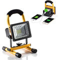 30W Rechargeable LED Flood Light Outdoor Emergency Camping Portable Light with 3 Brightness Modes