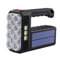 Solar Flashlight Multifunctional Searchlight 11LED+COB