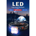 Lithium Battery Rechargeable 4 LED Headlamp Flashlight