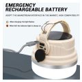 Multifunctional 3-in-1 Portable Solar USB Charging Outdoor Emergency Camping Light