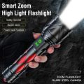 Multifunctional Rechargeable Aluminum Alloy Laser Flashlight Household Anti-Theft Long-Range Floodli