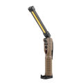 Rechargeable portable COB foldable work light with 7 light modes