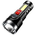USB Portable Mini LED Rechargeable Flashlight With Side Light