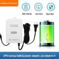 Mini UPS Battery Backup Uninterruptible Power Supply for Wifi Router Wall Mount Backup Power Adapter