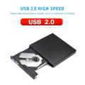 External DVD CD RW Drive Burner Ultra Slim For PC Laptop USB 2.0