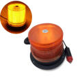 Roof Emergency Flash Strobe Warning Light Round Rotating Beacon Amber
