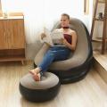 Portable Comfortable Inflatable Sofa Furniture Recliner Sofa with Footstool
