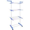 Three-layer Rolling Foldable Clothes Drying Rack