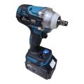Electric Cordless Impact Wrench With Two Batteries 25V 15000Mah