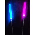 7 Colour Changing RGB Solar Powered Frosted Rod Garden Light 2pcs