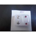 Cafton Ear studs with stone Brand new