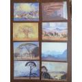 Postcards with topic JH Pierneef prints - all new unused condition x24 SOLD AS ONE LOT
