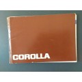 Toyota Corolla Owners Manual circa 1980s