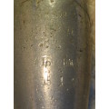 Chromed mortar as ordnament