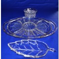 Glass Serving Dishes - Three Pieces