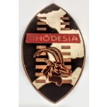 Rare Vintage Rhodesia Copper Plaque. 20cm x 11cm