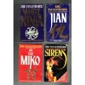Van Lustbader lot of 4 books - Jian - Sirens - Miko - White Ninja (e)