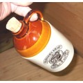 Mini wicker bottle / demijohn - Mariners wharf - republic of Houtbay Logo